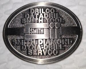 Vintage Smith International Belt Buckle Oilfield Promo 1980s